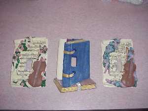 Beautiful Hand Painted Music theme or Book theme Switch Plates!